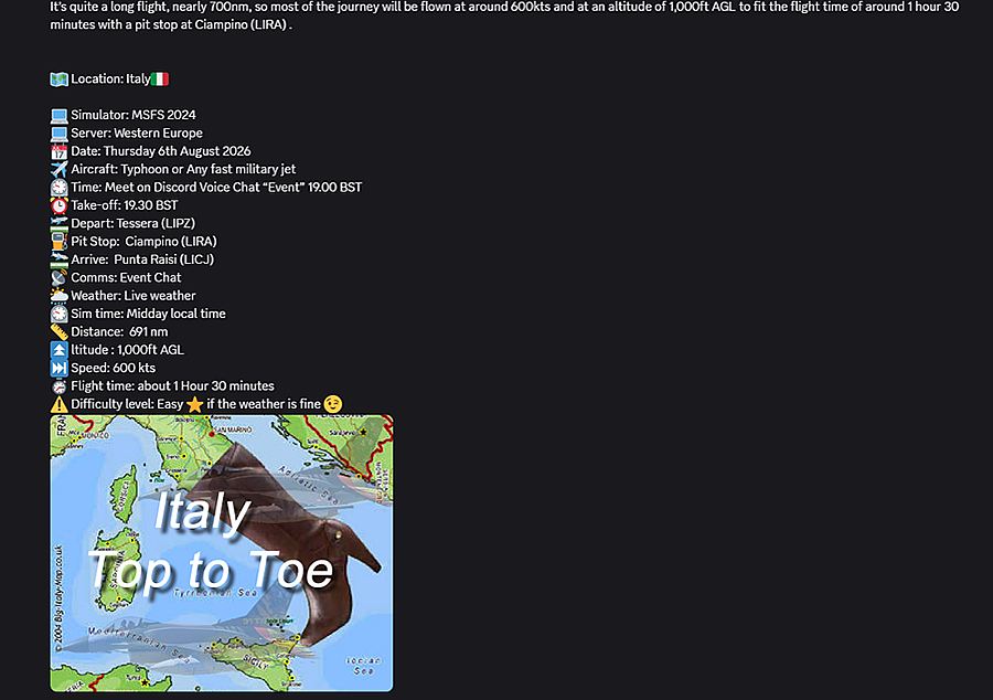Flight plan